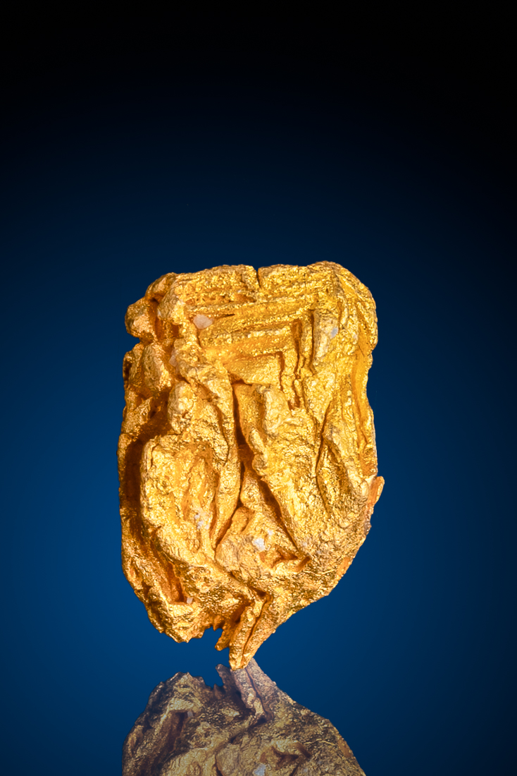 (image for) Chunky Brilliant Gold Crystal from Alta Floresta, Brazil - 1.64 grams